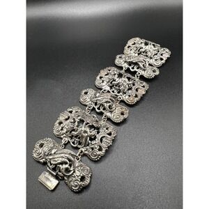 Rare Vintage NAPIER Griffin Sea Serpent Dragon Bracelet